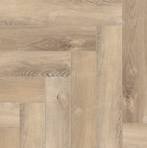 Кварцвиниловая плитка (Елочка) Alpine Floor PARQUET LIGHT Дуб Синистра ЕСО 13-17